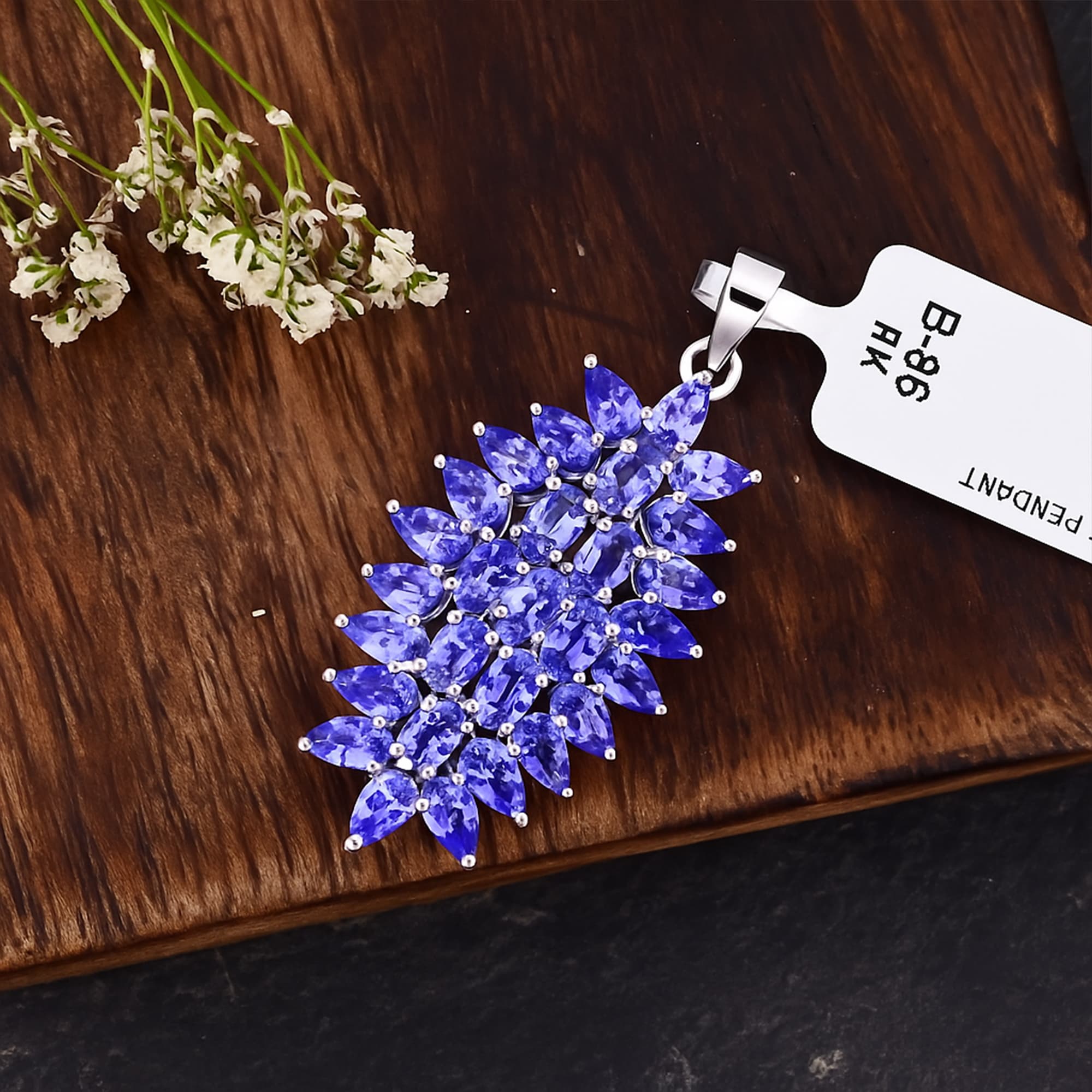Imperial Tanzanite Statement Pendant alternate view