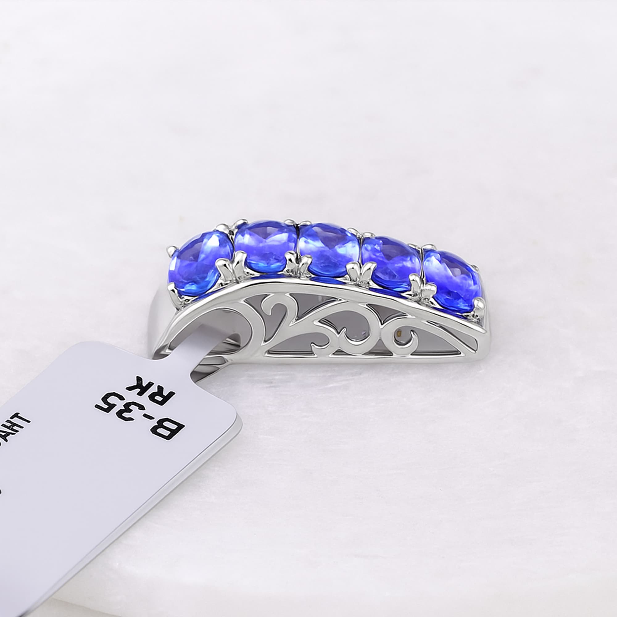 Tanzanite Harmony Bar Pendant