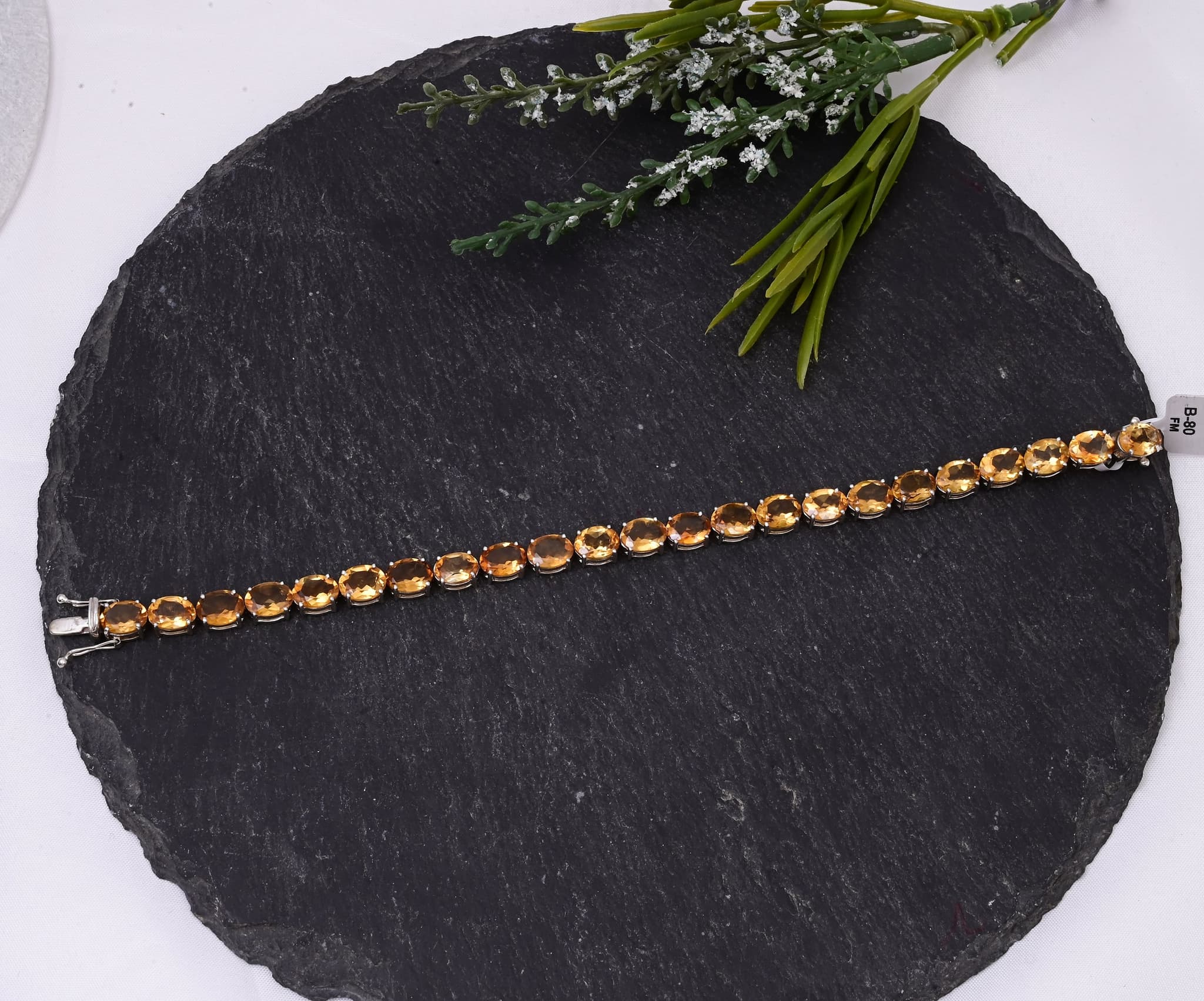 Golden Radiance Topaz Bracelet