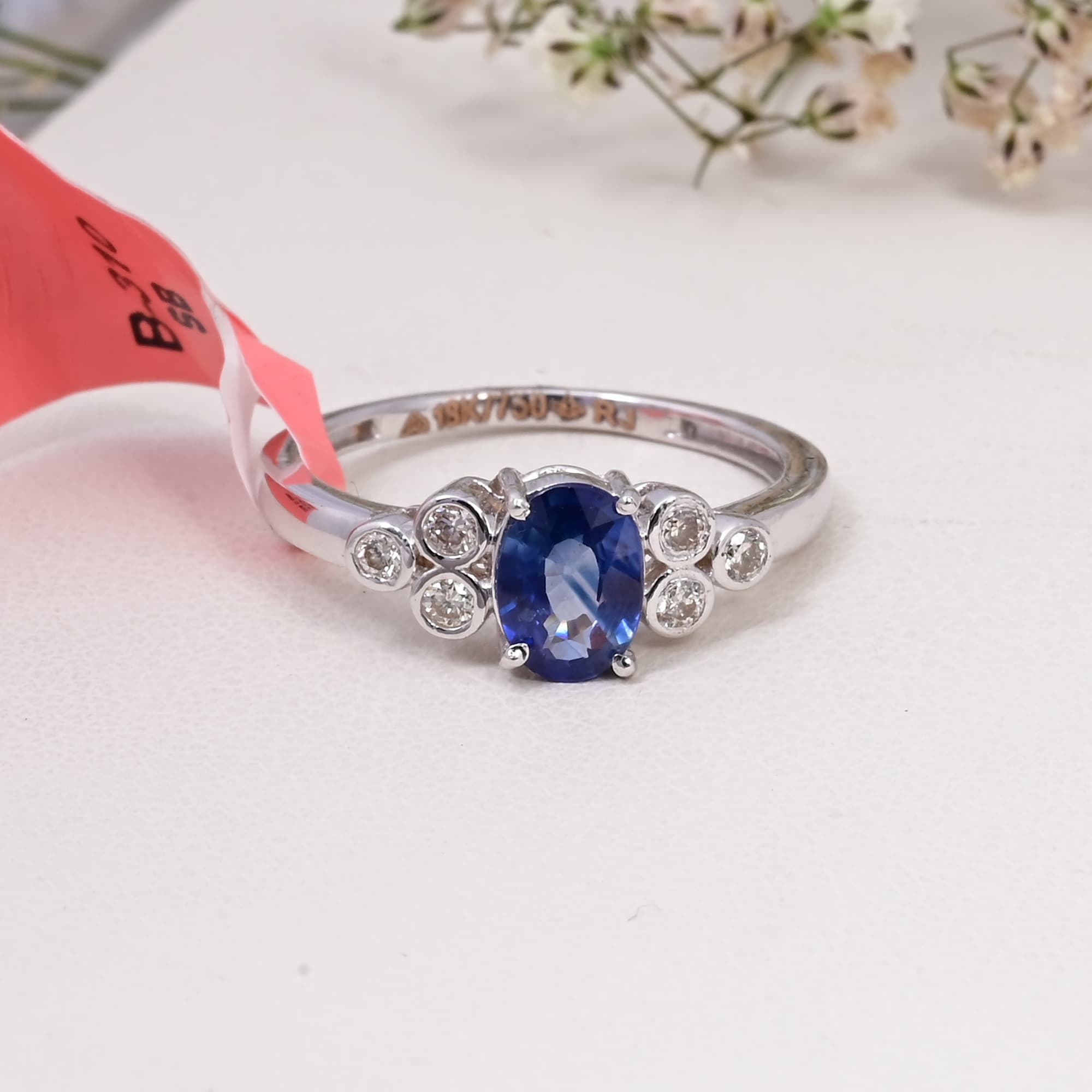 Celestial Sapphire Diamond Ring